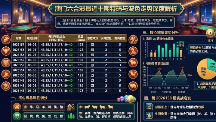 澳门六合彩走势分析