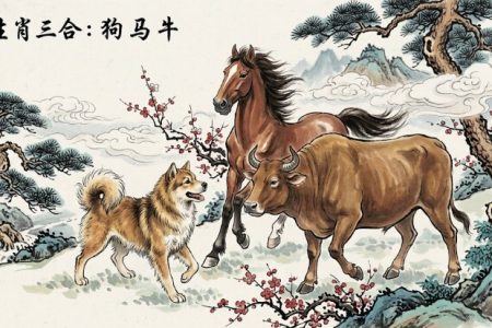 狗马牛生肖图